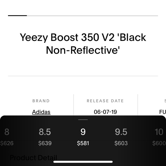 Yeezy 350 v2 Black Non Reflective